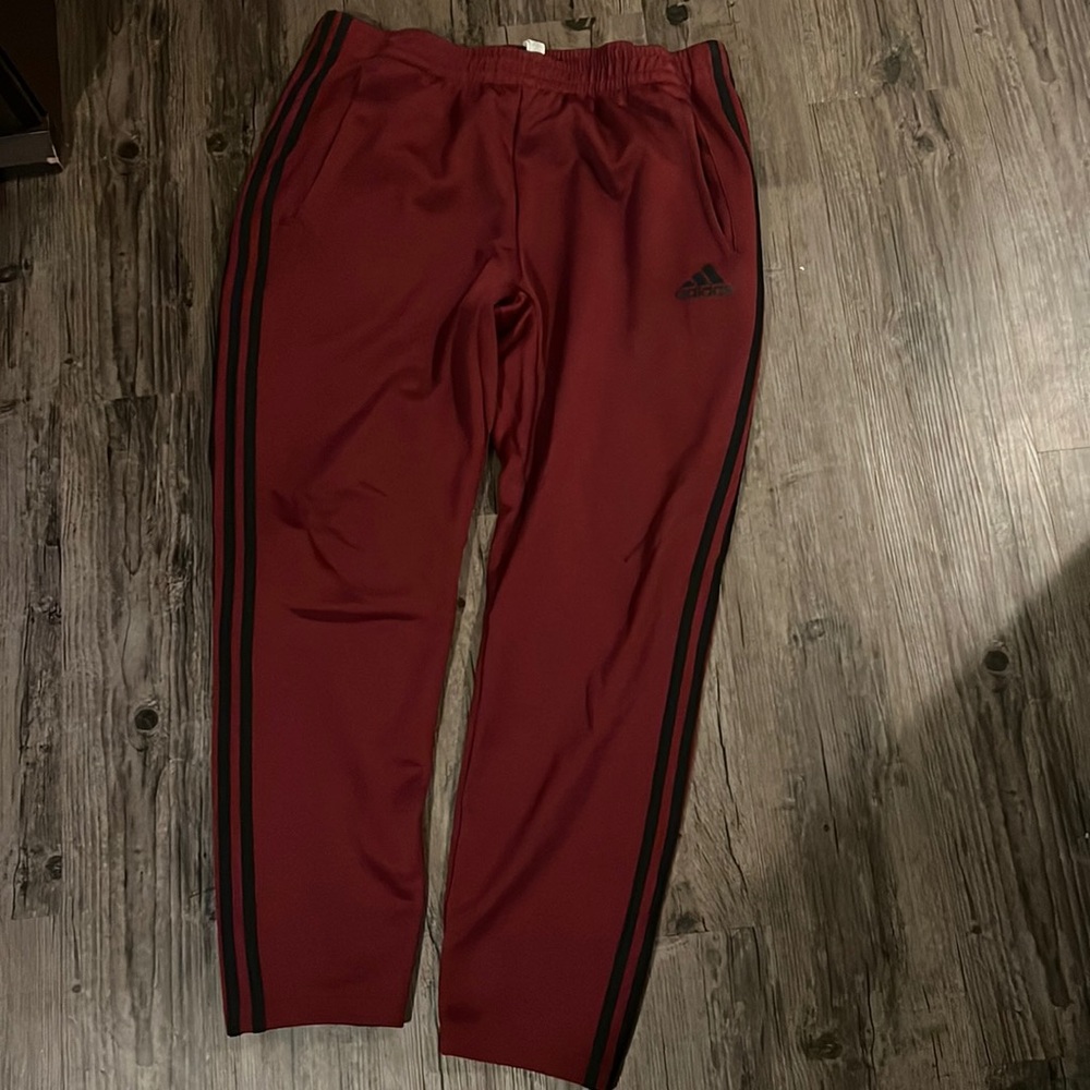 Adidas track pants. Large